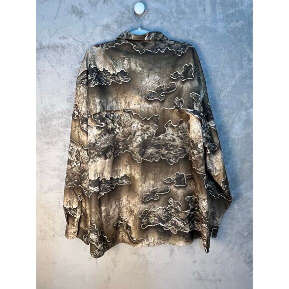 Realtree Camo Shirt 3X Back Vints Hunting Fishing Performance Gorpcore - Picture 4 of 7